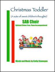 Christmas Toddler  SAB choral sheet music cover Thumbnail
